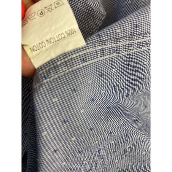 Sondergaard Men's Blue Collared Button Dress Shirt Fitted Size 41 16/32 - Picture 11 of 12